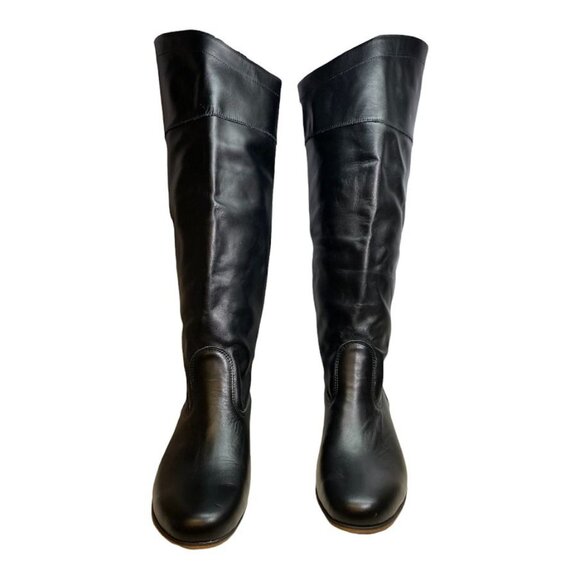 K2I3 Zapato Black Slip-On Leather Boot 42(10.5-11) - Picture 3 of 6